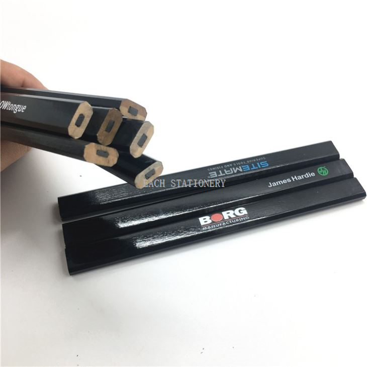 3pcs PVC Box Pack Of Carpenter Pencil