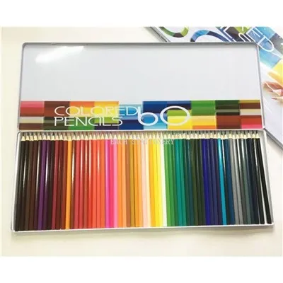 مجموعة أقلام رصاص احترافية مكونة من 60 لونًا